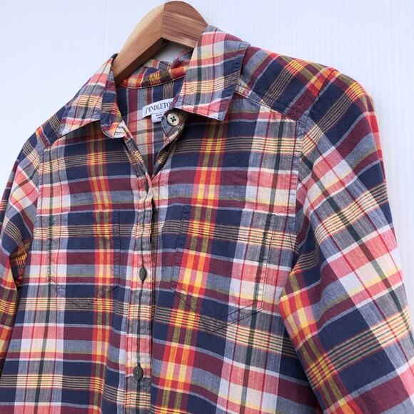 NWOT Pendleton plaid button down shirt - Picture 3 of 7